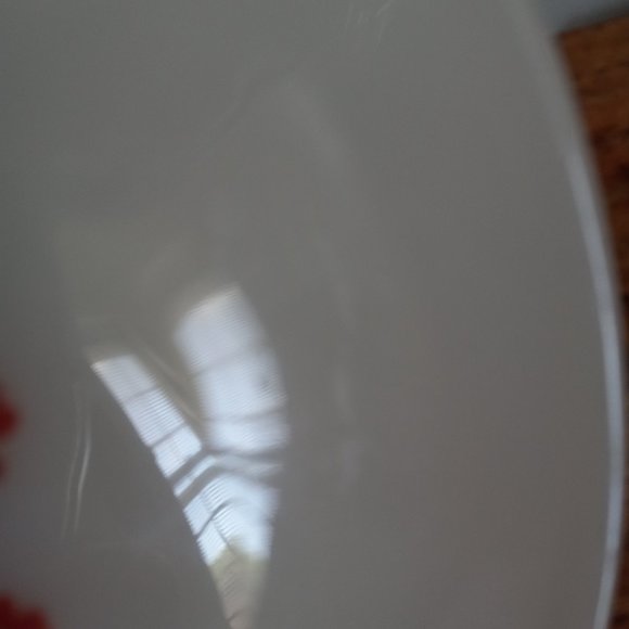 Vintage Fire King Primrose White Red Pink Flowers Salad Plate - Picture 9 of 10